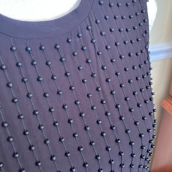 ecru Tops - Ecru Beaded evening top